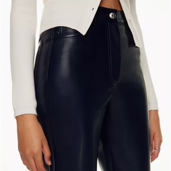 Wilfred The Melina Pant Vegan Leather Sz 12 BNWT - Picture 3 of 8
